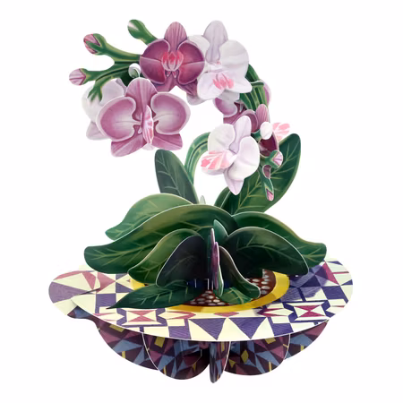 Santoro- Pirouettes Card - Orchid