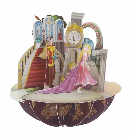 Santoro- Pirouettes Card - Princesses