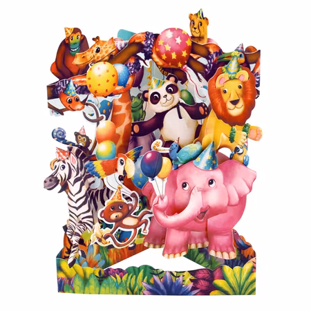 Santoro- Swing Cards - Animal Party