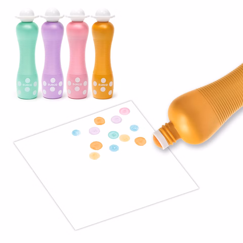 Djeco- Large Dot Markers - Pearly