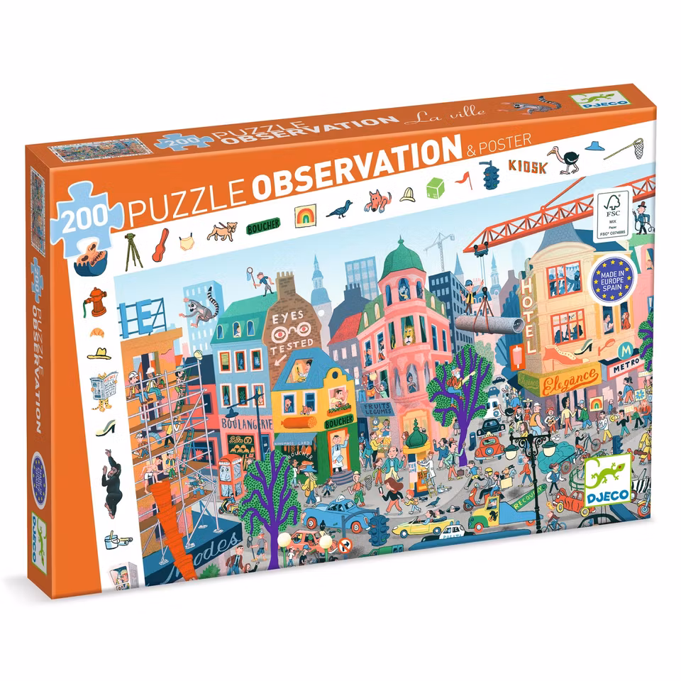 Djeco- The City - 200 pcs