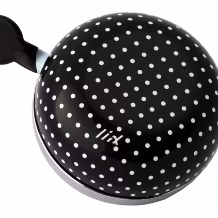 Liix- Ding Dong Bell Polka Dots Black