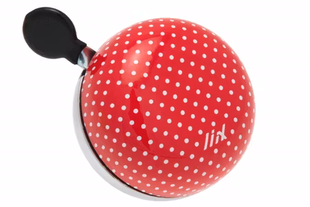Liix- Mini Ding Dong Bell Polka Dots Red