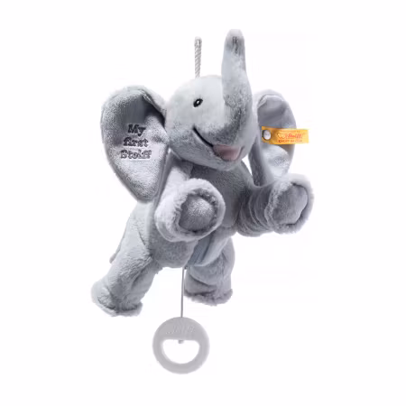 Steiff- My First Steiff Ellie Elephant Music Box, (25cm)
