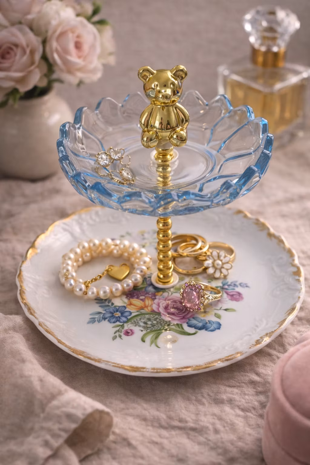 2 Etasjefat bamse  🧸 🩵🩷