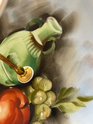 Petite etasjefat- frukt & fugl