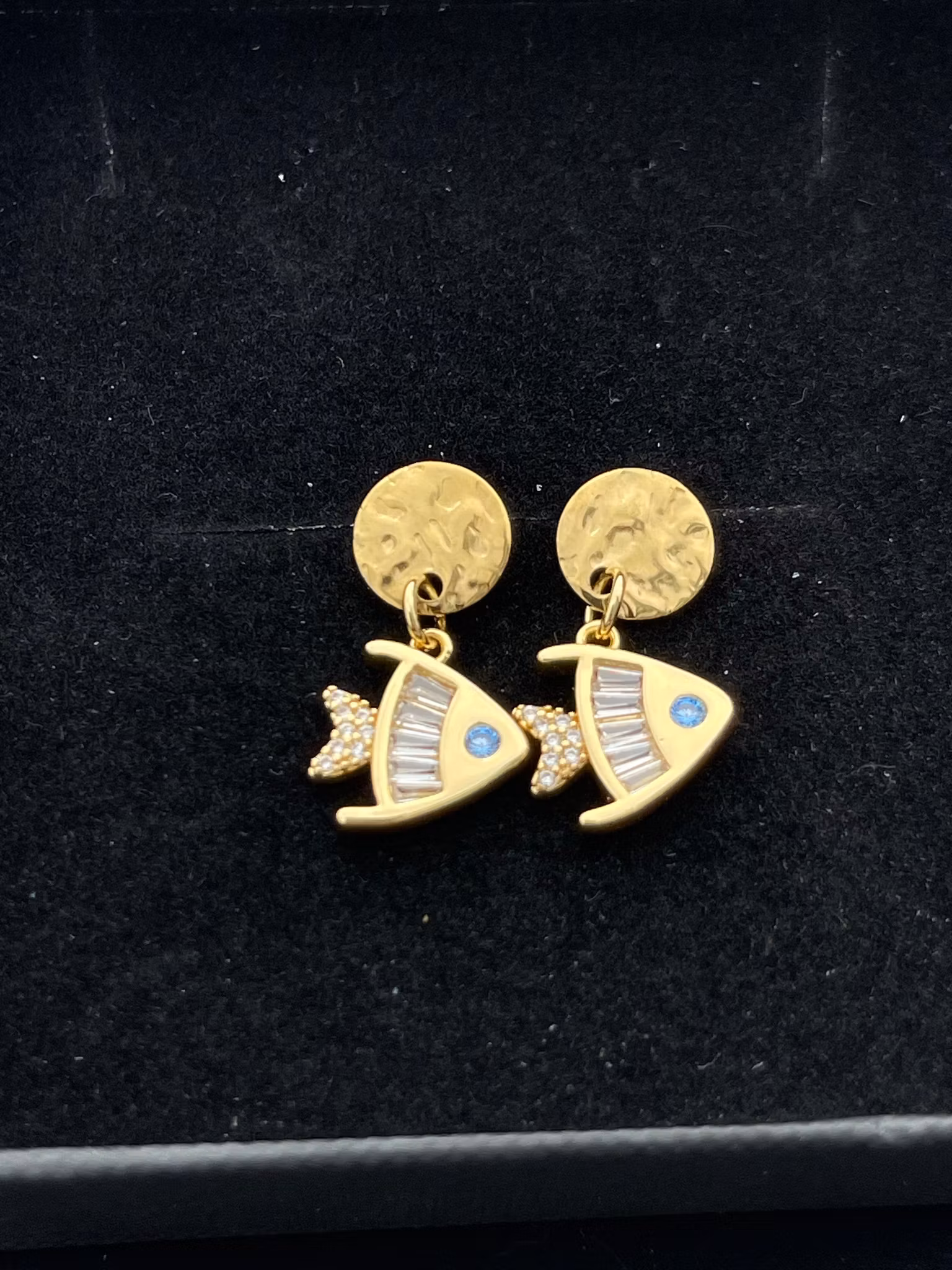 Maritim ørepynt 🦞🐠💙
