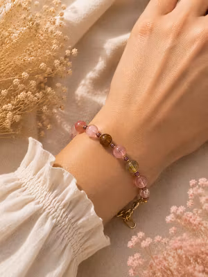 Armbånd ~ Rosa Dis