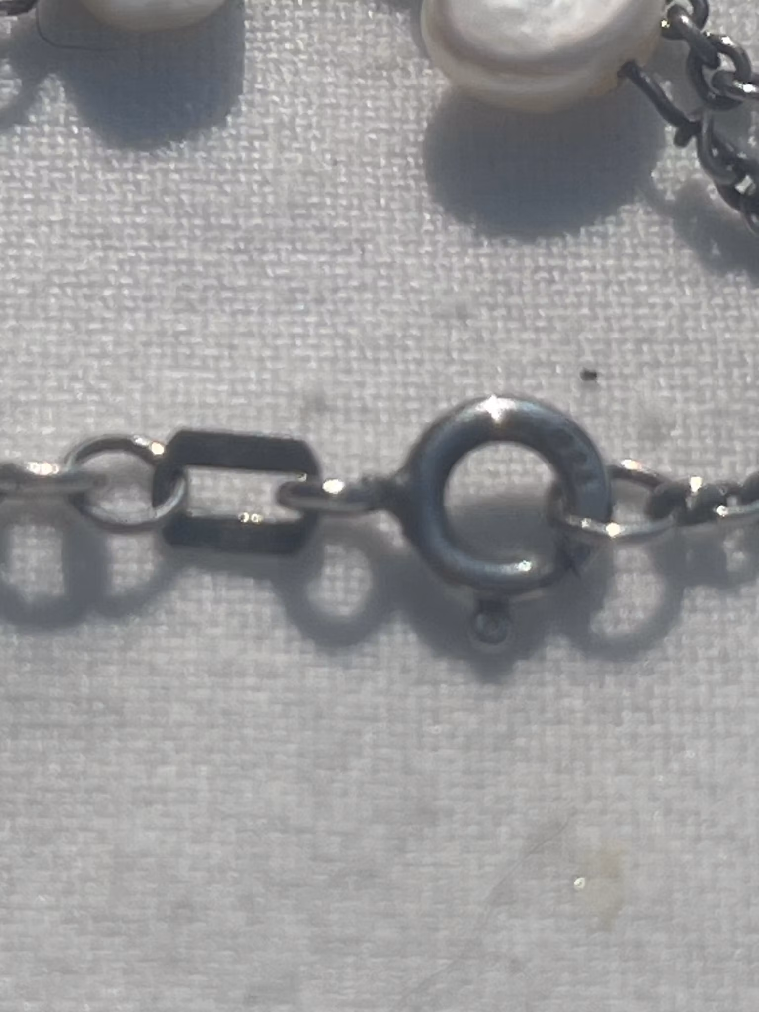 Vtg. Perlesett 925