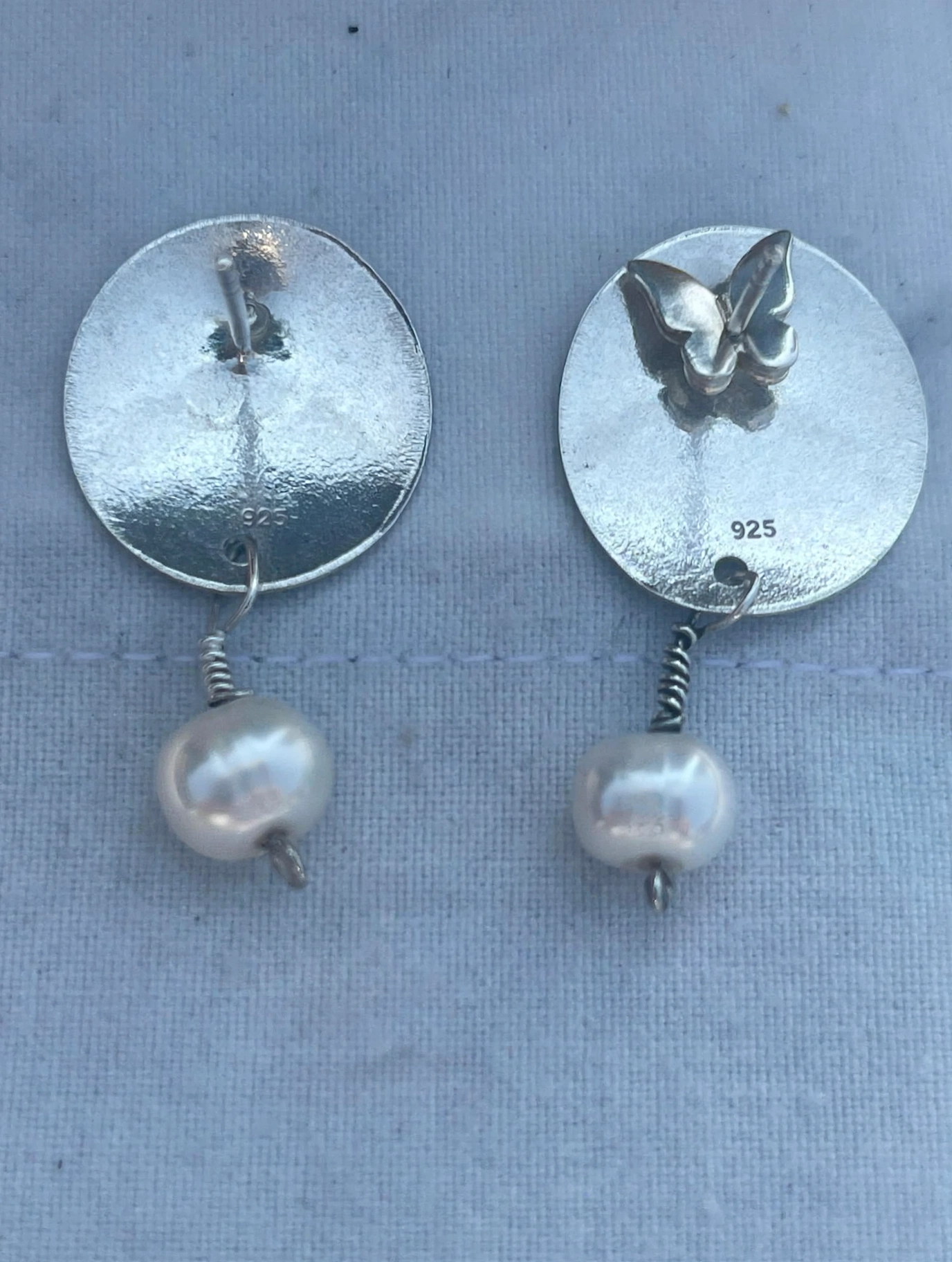 Vtg. Perlesett 925