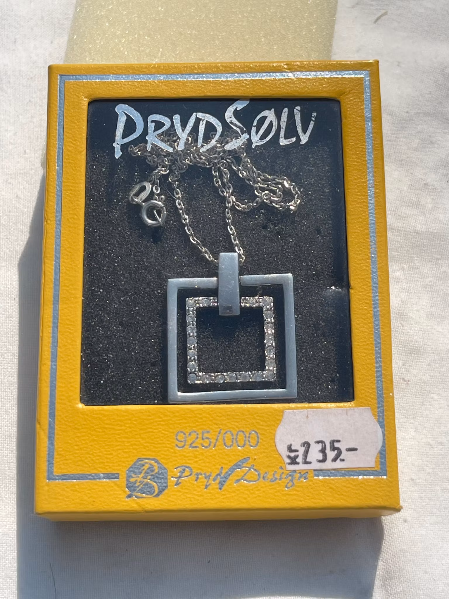 Pryd Design PRYDSØLV 925 Sett – 42cm Dobbel Kvadrat