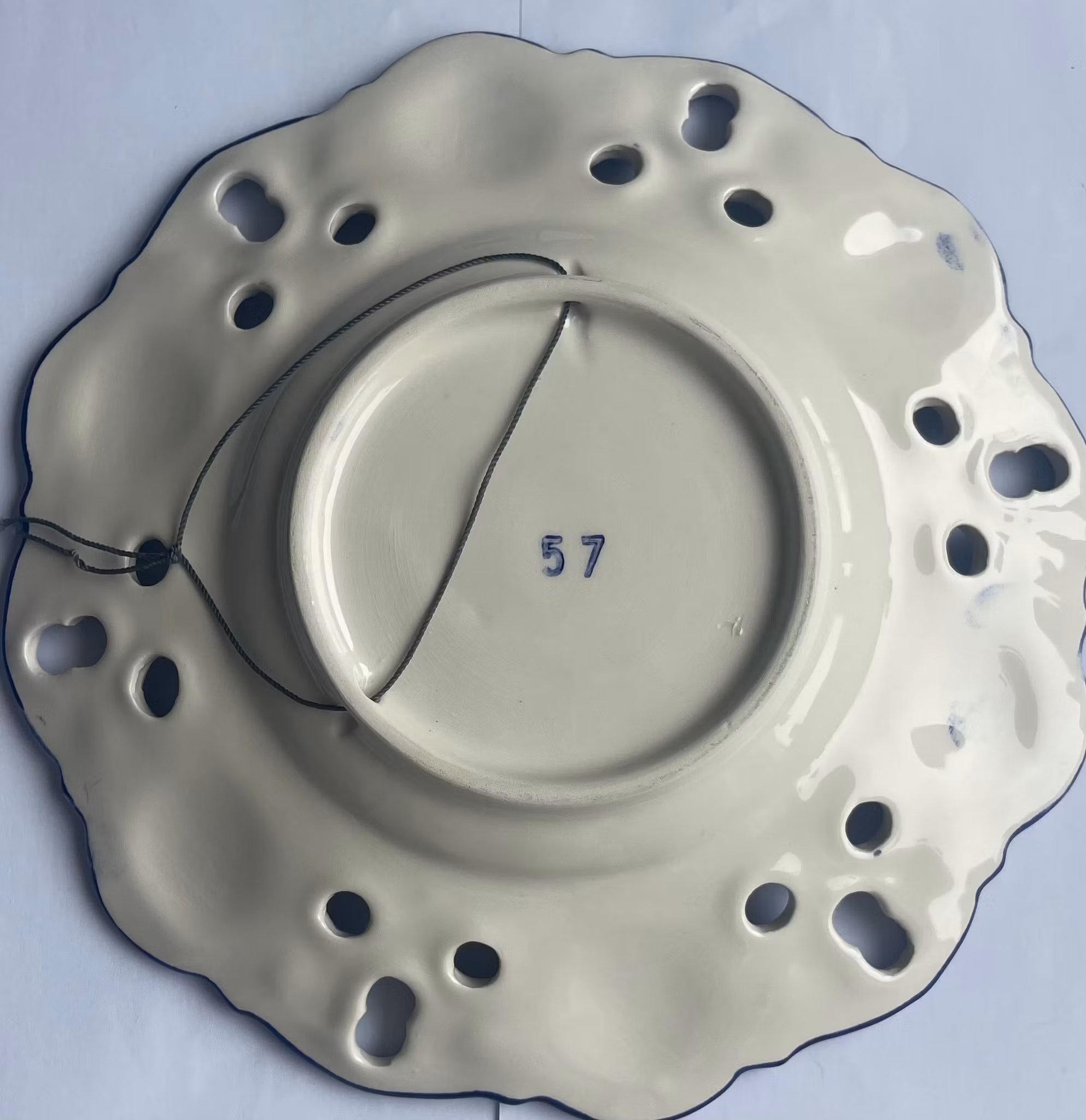 Vtg etasjefat håndmalt keramikk 🖌️