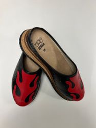 Flame Slipper Black/Red