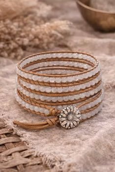 Soft Pearl Boho Wrap