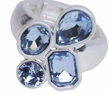 Ring Ava blue / silver