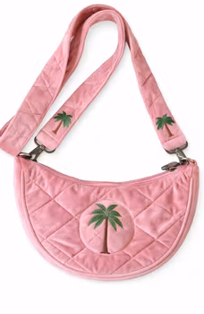 Palm cross over Pink