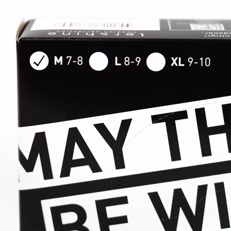 NITRILHANDSKAR SVARTA - 100 PACK