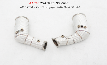 AUDI RS4 B9 DOWNPIPES MED RACE KATALYSATOR