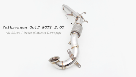 GOLF GTI MK 8 CATLESS DOWNPIPE