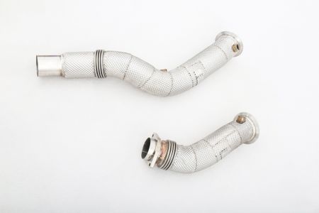 BMW M3/M4 F80 CATLESS DOWNPIPES MED VÄRMESKYDD
