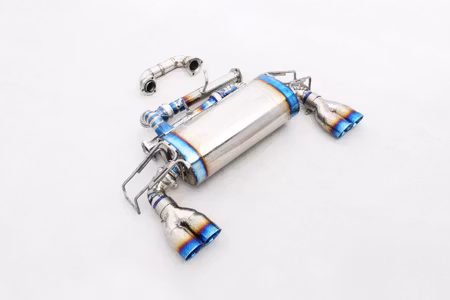 FERRARI 308 CATBACK EXHAUST PIPE WITH DAMPER TITANIUM