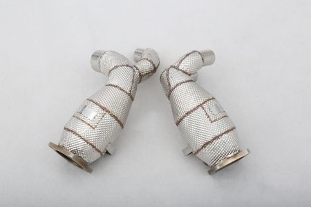 PORSCHE 991.2 DOWNPIPES MED RACEKATALYSATOR MED VÄRMESKYDD