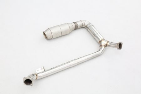 PORSCHE 718 DOWNPIPE MED RACE KATALYSATOR ROSTFRI MED VÄRMESKYDD