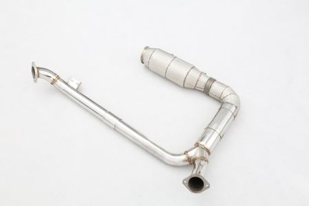 PORSCHE 718 DOWNPIPE MED RACE KATALYSATOR ROSTFRI MED VÄRMESKYDD