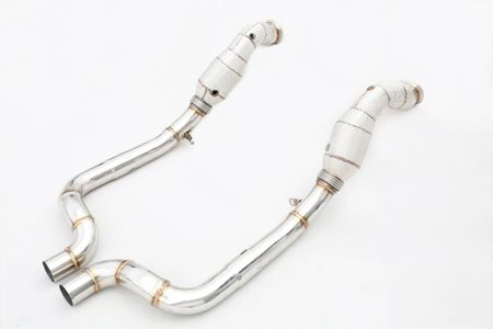 PORSCHE 970.2 3.0T DOWNPIPES MED RACE KATTAR MED VÄRMESKYDD