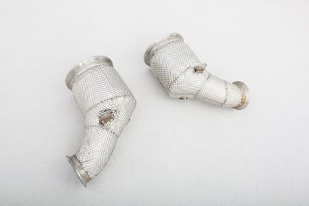 PORSCHE 971 2,9T DOWNPIPES MED RACE KATTAR MED VÄRMESKYDD