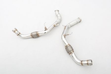 PORSCHE 971 2,9T FRONT PIPES UTAN KATT MED VÄRMESKYDD