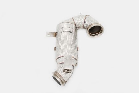 MERCEDES E 53 AMG DOWNPIPE MED RACEKATALYSATOR + VÄRMESKYDD