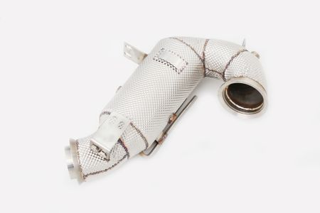 MERCEDES E 53 AMG DOWNPIPE MED RACEKATALYSATOR + VÄRMESKYDD
