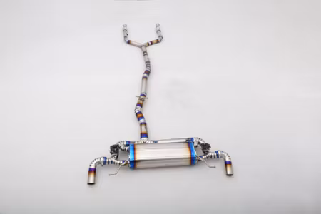MERCEDES GLC43 AMG CATBACK EXHAUST PIPE WITH DAMPER TITANIUM