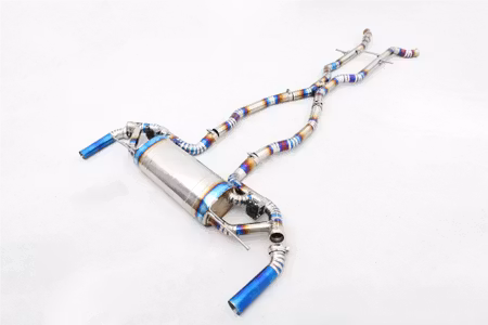 MERCEDES GLE43 AMG CATBACK EXHAUST PIPE WITH DAMPER TITANIUM