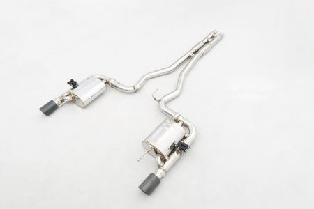 FORD MUSTANG 5,0L CATBACK AVGASRÖR MED SPJÄLL ROSTFRITT