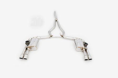 FORD MUSTANG 2,3T CATBACK AVGASRÖR MED SPJÄLL ROSTFRITT