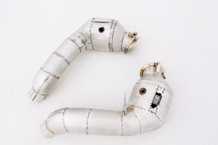 BMW M5 F10 DOWNPIPES MED VÄRMESKYDD MED ELLER UTAN KATTAR