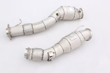 BMW X3M/X4M DOWNPIPES WITH HEAT PROTECTION CHOOSE WITH OR WITHOUT CATS