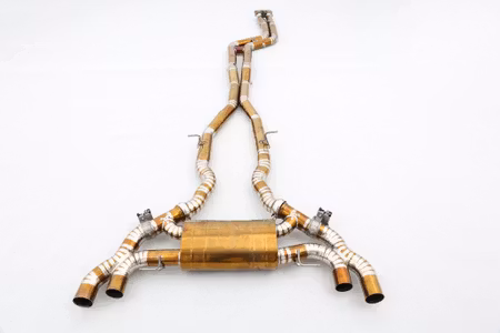 BMW X3M/X4M CATBACK EXHAUST PIPE WITH DAMPER TITANIUM