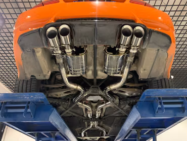 BMW M3 E93 CATBACK AVGASRÖR MED SPJÄLL