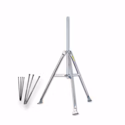 Monteringsstativ, tripod, galv, 177cm högt, 3 jordspett (0,5m) (7716A)