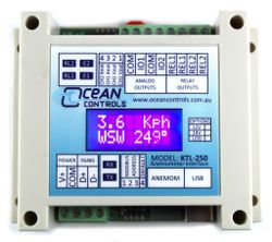 Modbus Anemometer Interface med LCD-display (MODBUS-KTL_250)