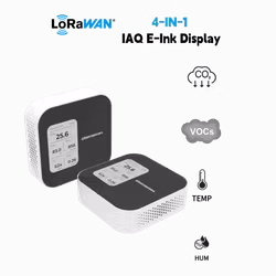 LoRaWAN Air Quality 4-in-1 CO2, TVOC Sensor with Display