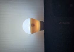 1 st rund USB-lampa / boklampa med kallt ljus