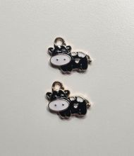 Miniatyr Charms Berlocker Kossor (2 st, variant 3)