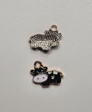 Miniatyr Charms Berlocker Kossor (2 st, variant 3)