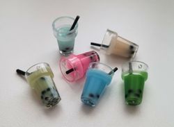 2 st drinkar, minidrinkar - Miniatyrer till dockskåp, tittskåp