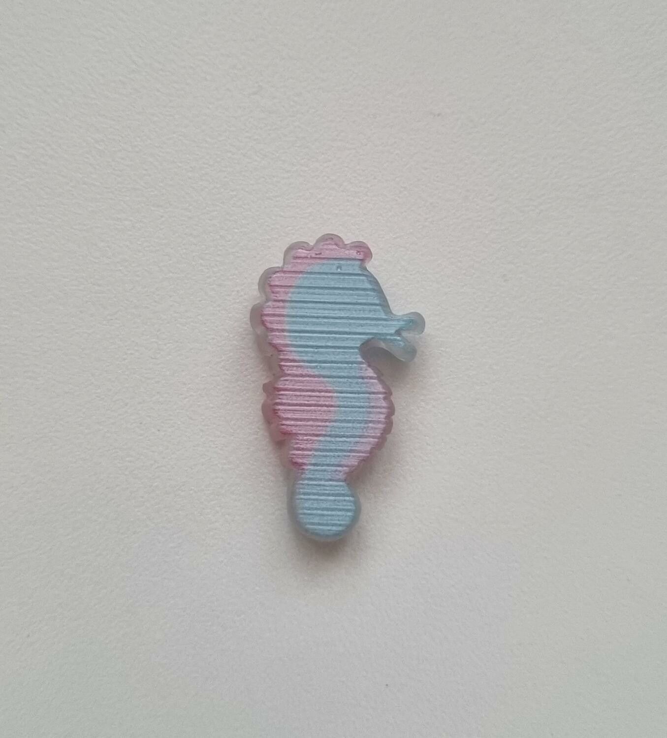 1 st söt sjöhäst, flatback för dekoration, scrapbooking mm