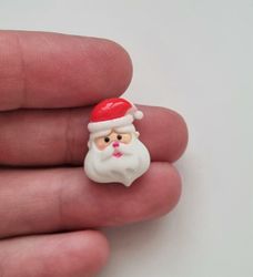 1 st tomte / tomteansikte, flatback för dekoration, scrapbooking mm